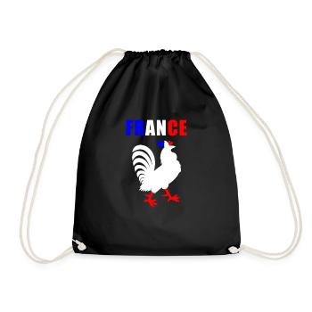 France Soccer Maillot Français Rooster - Sac de sport léger - noir - Devant