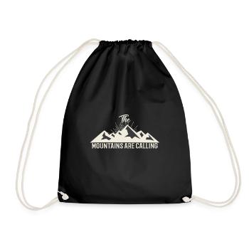 Klettern Wandern Bergsteigen - Turnbeutel - Schwarz - Vorne
