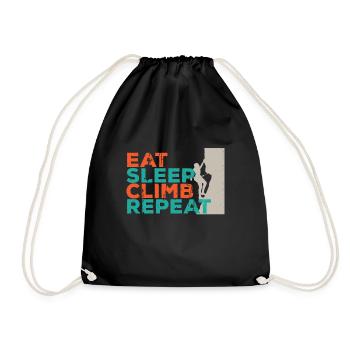 alpinisme - Sac de sport léger - noir - Devant