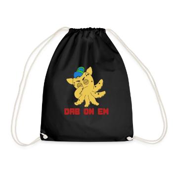 Das kleine aber entzückende Dumbo Octopus T-Shirt - Turnbeutel - Schwarz - Vorne