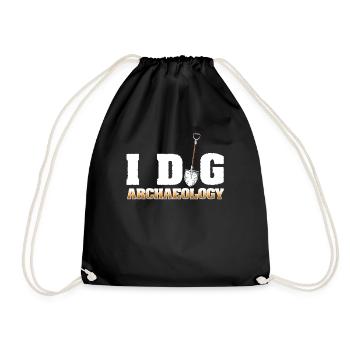 Collectionneur d'archéologie - Sac de sport léger - noir - Devant