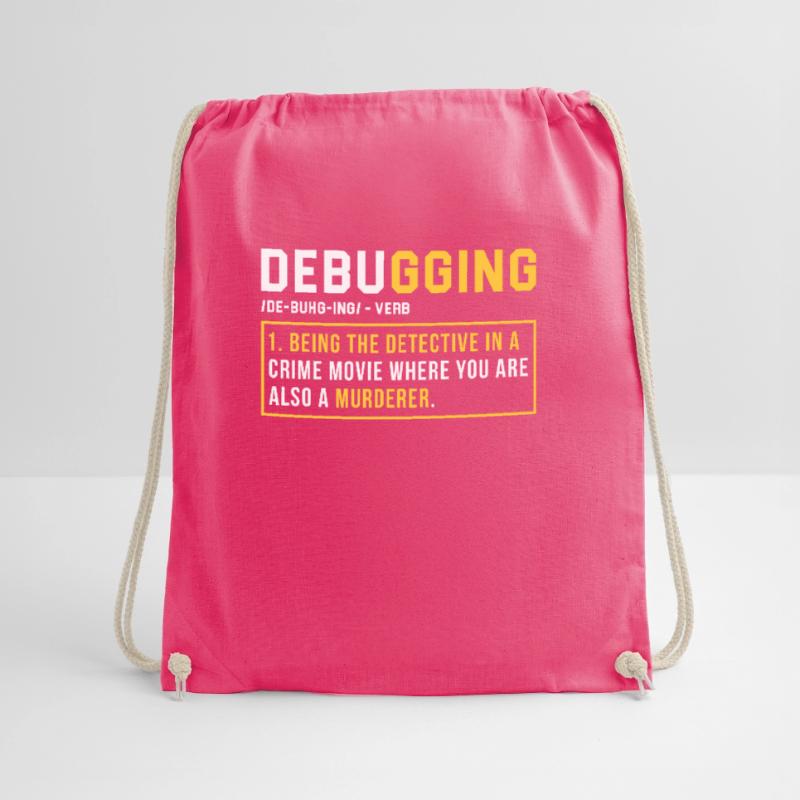 Debugging Programmieren Programmierer Geschenk Turnbeutel