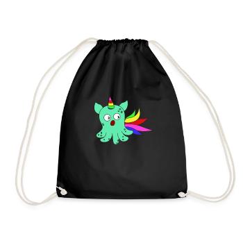 Das kleine aber entzückende Dumbo Octopus T-Shirt - Turnbeutel - Schwarz - Vorne