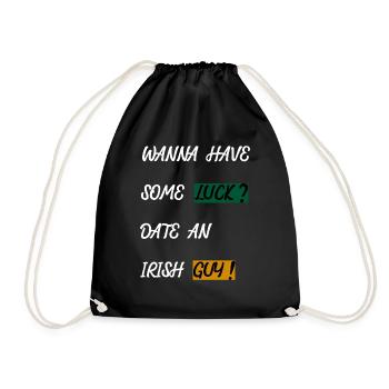 IRLANDE - CHANCE - RENCONTRE - SIMPLE - Sac de sport léger - noir - Devant