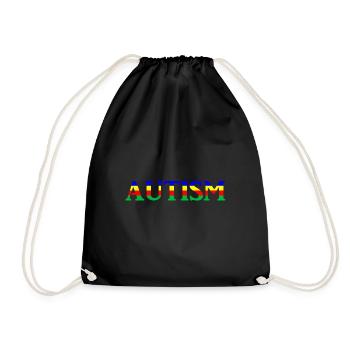 Autism! - Gift - Drawstring Bag - black - Front