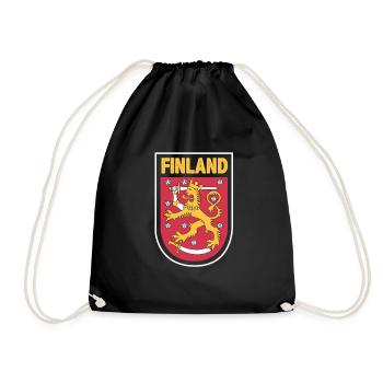 Finlande - Sac de sport léger - noir - Devant
