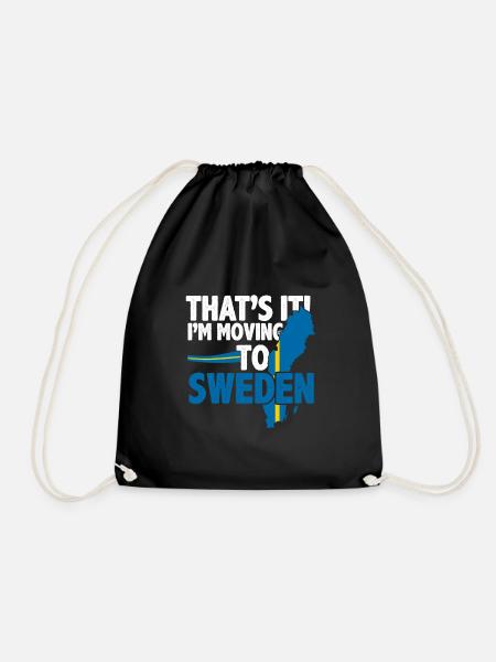 Suède - Sac de sport léger - noir