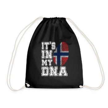 DNA Norway T-shirt - Sac de sport léger - noir - Devant