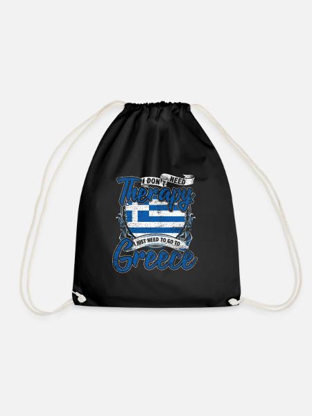 Grèce - Sac de sport léger - noir