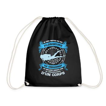 Plongée sous-marine pour Plongeur - Sac de sport léger - noir - Devant