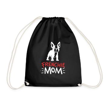 Cadeau Bouledogue Français Mama Frenchie Mom - Sac de sport léger - noir - Devant