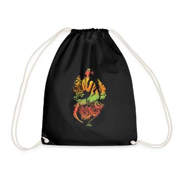 Mermaid mermaid mermaid fairy tale - Drawstring Bag - black - Front