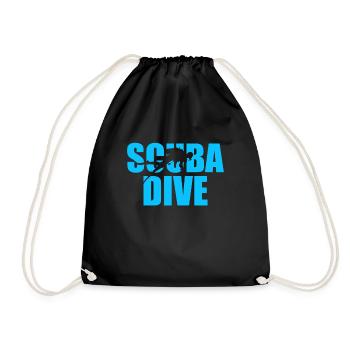 Scuba Dive Gerätetauchen - Turnbeutel - Schwarz - Vorne