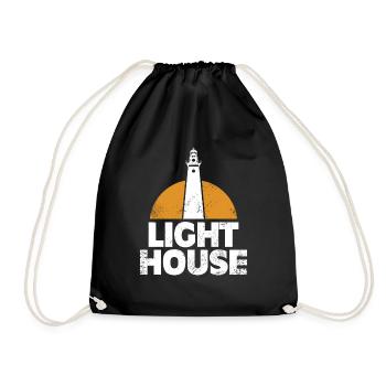 Bateau phare - Sac de sport léger - noir - Devant