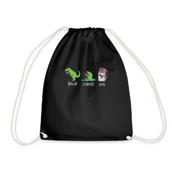 Géologie des dinosaures Physique Chimie Evolution - Sac de sport léger - noir - Devant