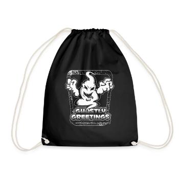Ghost Halloween Film d'horreur Boo - Sac de sport léger - noir - Devant