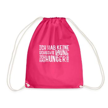 Faim et mauvaise humeur - Sac de sport léger - fuchsia - Devant
