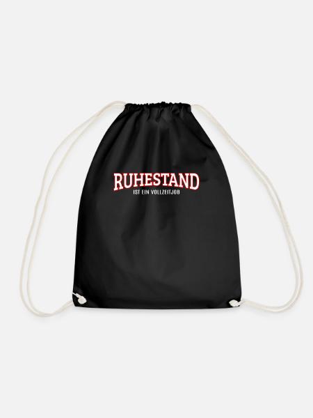 Ruhestand - Turnbeutel - Schwarz
