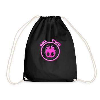 Girl Power - Drawstring Bag - black - Front