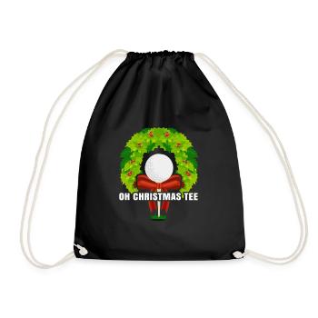 Cadeau de Noël pour golfeur - Sac de sport léger - noir - Devant
