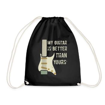 Guitares Rengaine - Sac de sport léger - noir - Devant