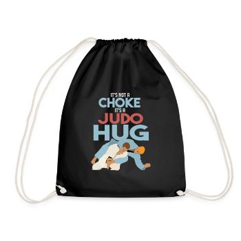 It's a Judo Hug Special Sport - Drawstring Bag - black - Front