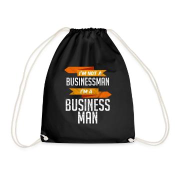 Entrepreneur Entrepreneur Business CEO Gift Idea - Drawstring Bag - black - Front