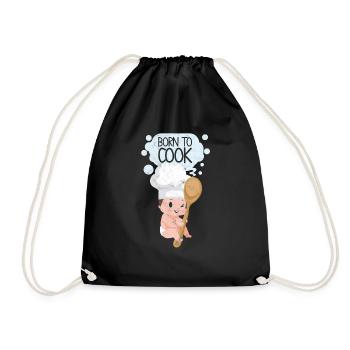Chef Chef Cadeau Cuisine Cuisinier Cuisinier Cuisine - Sac de sport léger - noir - Devant