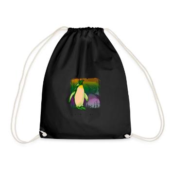 Pingouin Oiseau Marin Cadeau Pôle Sud - Sac de sport léger - noir - Devant