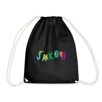 James - Drawstring Bag - black - Front