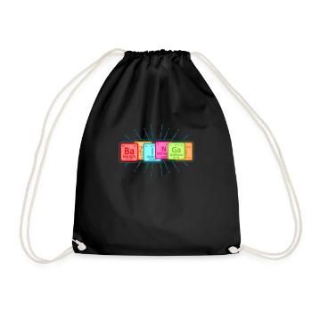 BaZNGA! Tableau périodique Big Bang Theory - Sac de sport léger - noir - Devant