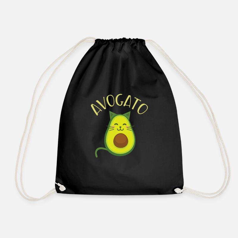 Funny Avogato - Turnbeutel - Schwarz