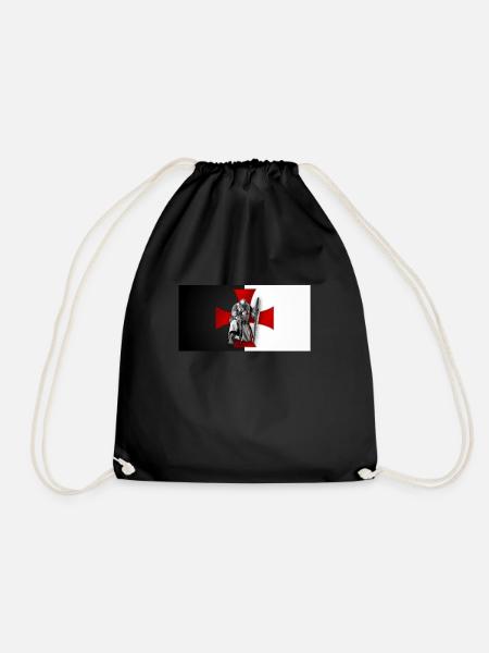 The Templar - The Templar - Drawstring Bag - black