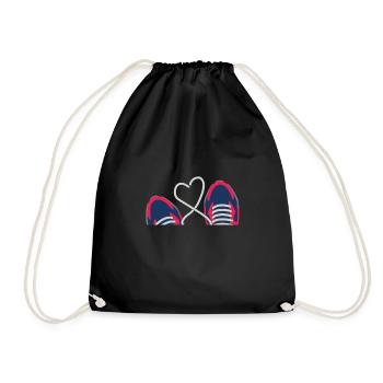 L'amour en cours d'exécution v2 - Sac de sport léger - noir - Devant