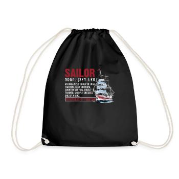 Sailor Defenders Of Freedom - Sac de sport léger - noir - Devant