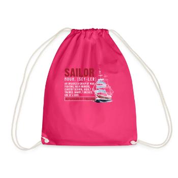 Sailor Defenders Of Freedom - Sac de sport léger - fuchsia - Devant