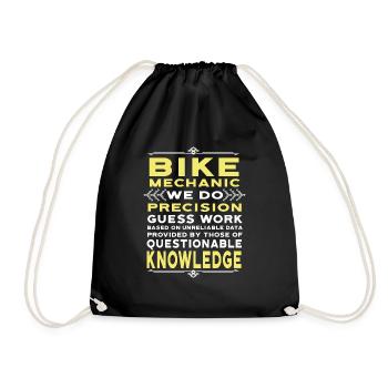 BIKE MECHANIC - Drawstring Bag - black - Front