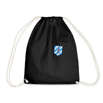 Drapeau bavarois Chat Cadeau - Sac de sport léger - noir - Devant