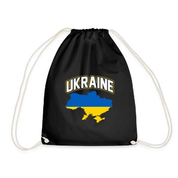 Ukraine - Sac de sport léger - noir - Devant