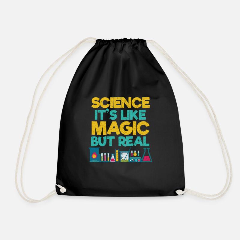SCIENCE i'ts like MAGIC but real - Turnbeutel - Schwarz