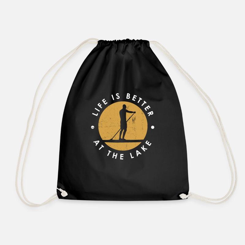 SUP - Drawstring Bag - black