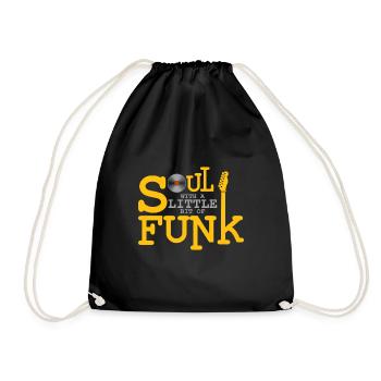 Soul with a bit of Funk Gift Soulfunk - Drawstring Bag - black - Front