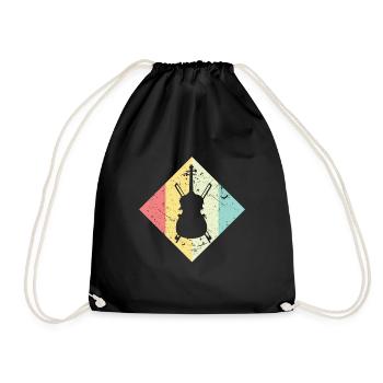 contrebasse - Sac de sport léger - noir - Devant