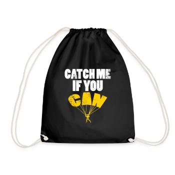 Attrape moi si tu peux Parachute Springer - Sac de sport léger - noir - Devant