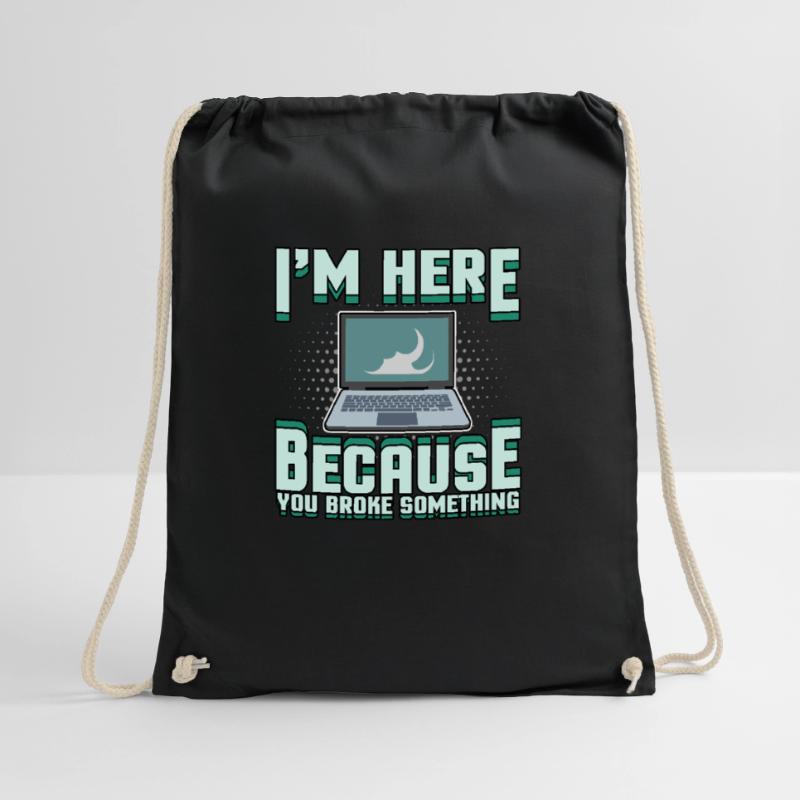 Tech support Computer problem Bug computer scientist Drawstring Bag