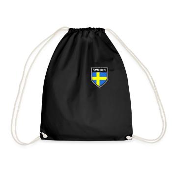 Suède - Sac de sport léger - noir - Devant