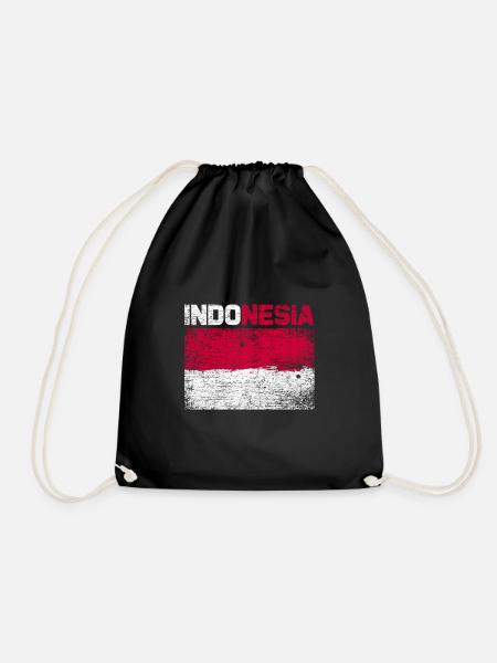 Indonesien - Turnbeutel - Schwarz