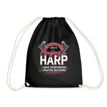 harpe - Sac de sport léger - noir - Devant