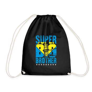 Super Big Brother - Turnbeutel - Schwarz - Vorne