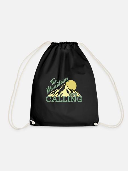 Les montagnes appellent - Sac de sport léger - noir